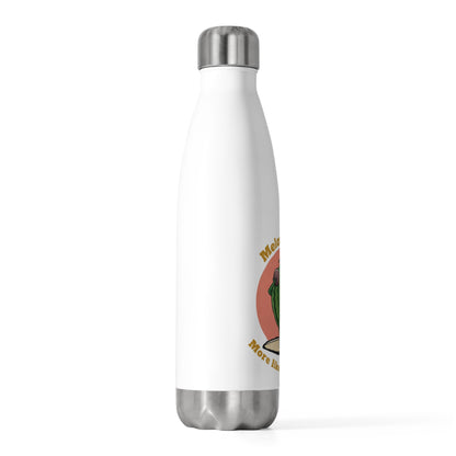 "Meloncholy? More like a Melon-holy!" Funny Watermelon Stainless Steel Bottle