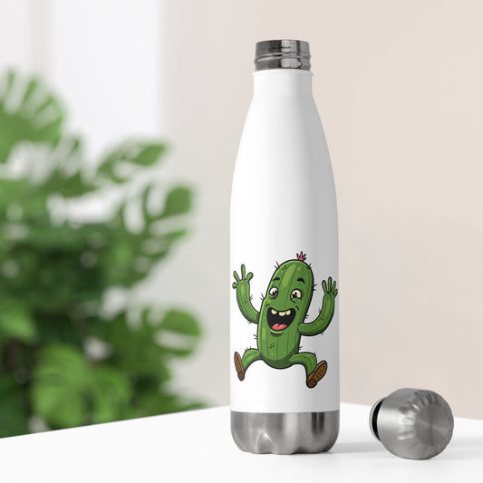Jump for Joy with Our Happy Jumping Cactus Water Bottle: Your Fun, Eco-Friendly Hydration Companion! 20oz