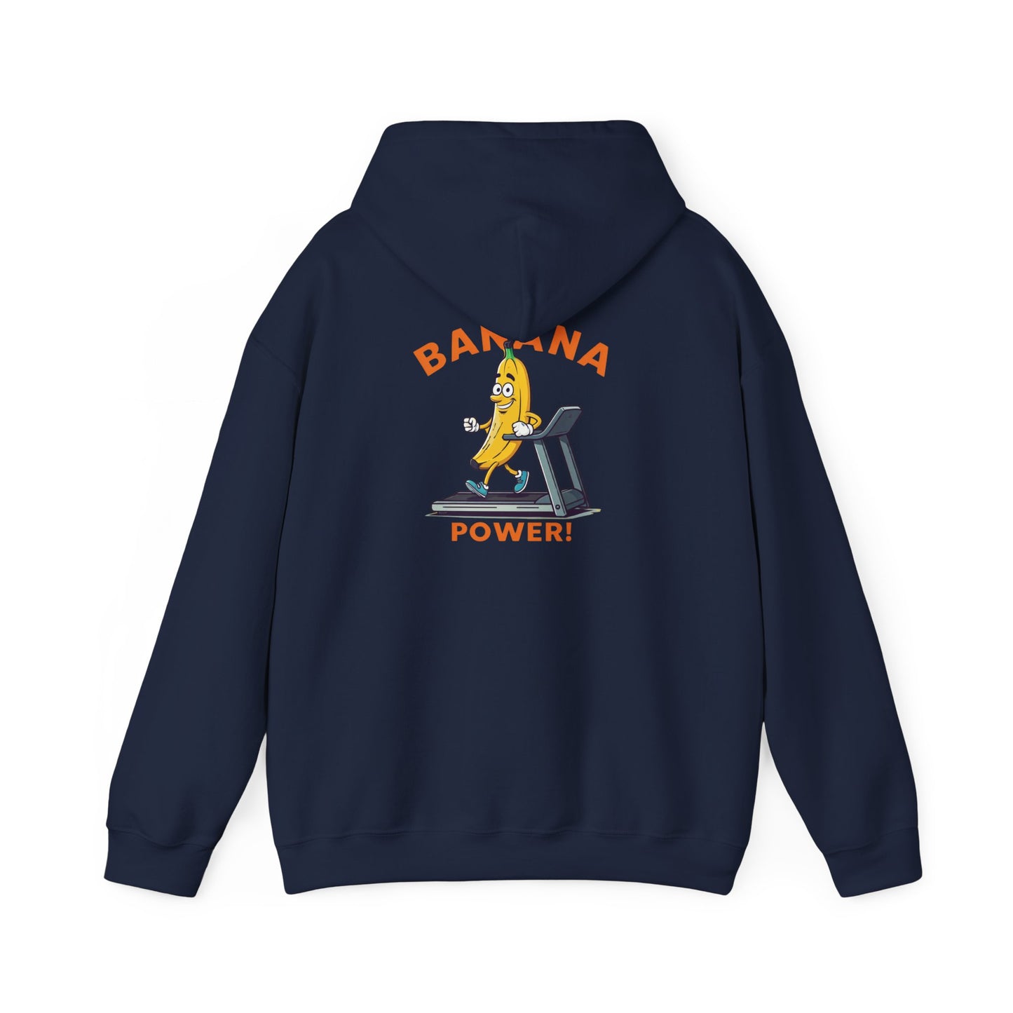 Banana Power! Hoodie - Stay Fit and Stylish with Our Funny Banana Workout Design. Perfect for Gym Rats and Fruit Lovers!