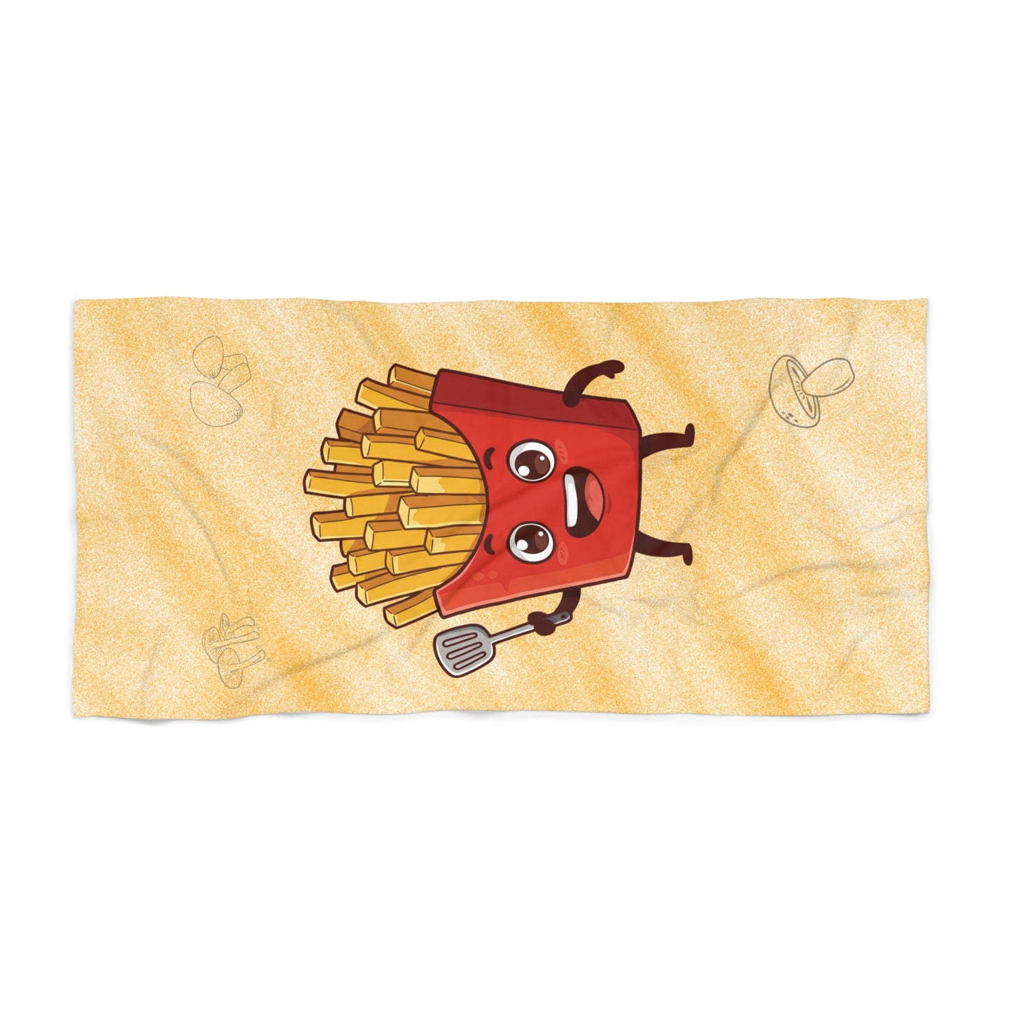 Burrito Buddy Oversized Beach Towel - Street Foods Vibe