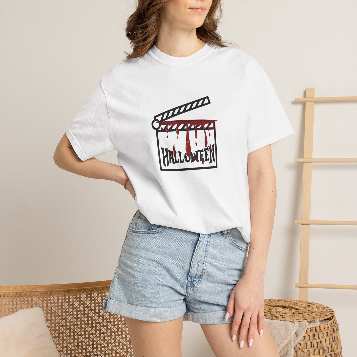 Ciak Halloween Unisex T-Shirt | Spooky Movie Clapperboard Tee