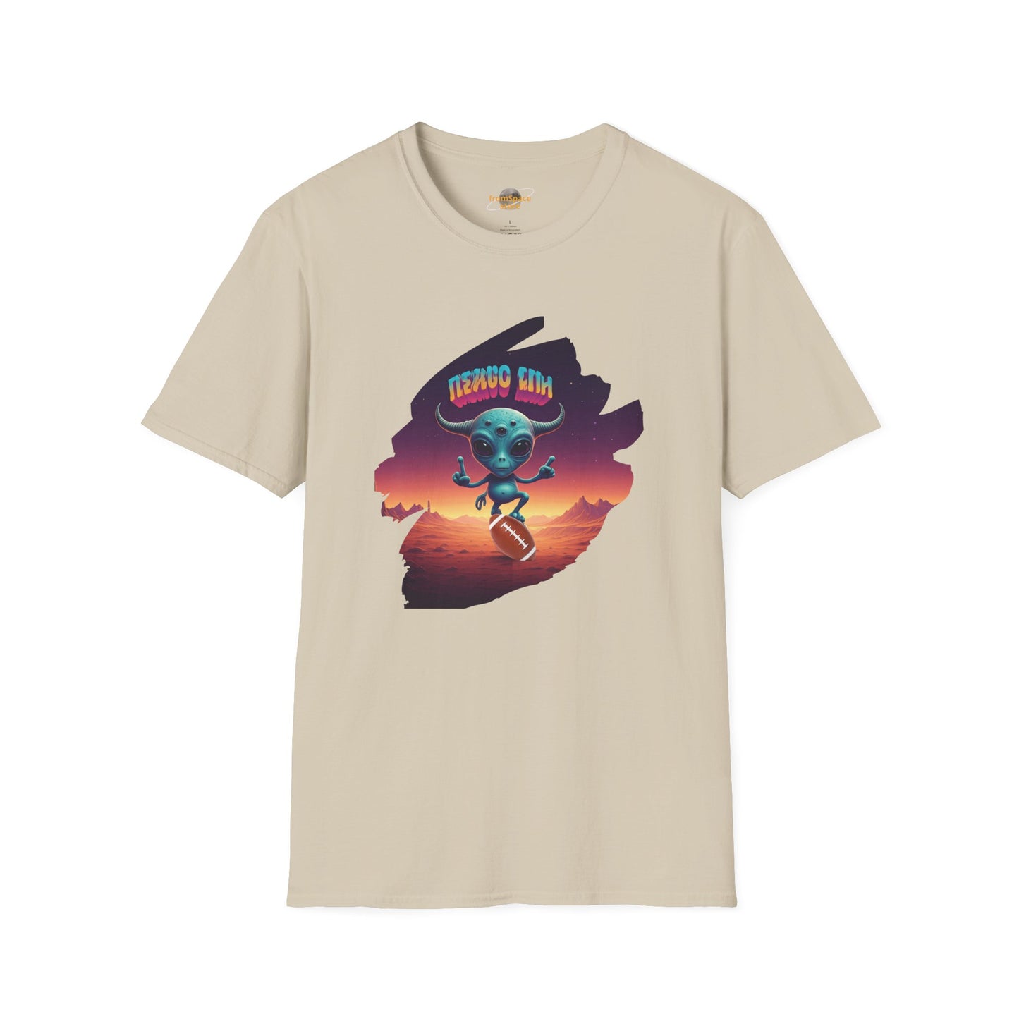 Headline: Get the "Alien Football Player" Unisex T-Shirt: The Ultimate UFO Vibes Tee