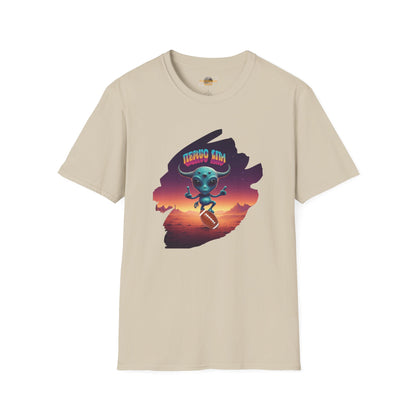 Headline: Get the "Alien Football Player" Unisex T-Shirt: The Ultimate UFO Vibes Tee