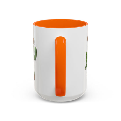 Cactus Mania Shocked Cactus Mug - Upside Down Fun Ceramic Cup
