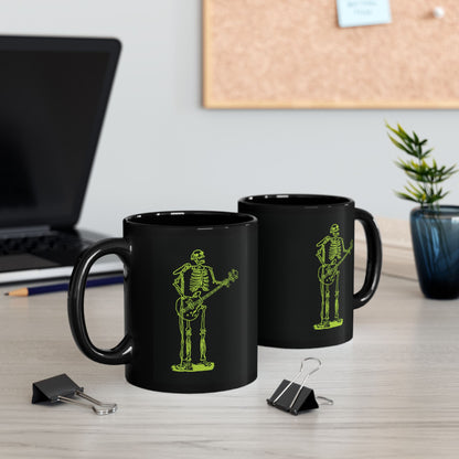 Metal Skeleton Fluo Singer & Guitarist Mug - Rock Your Day!