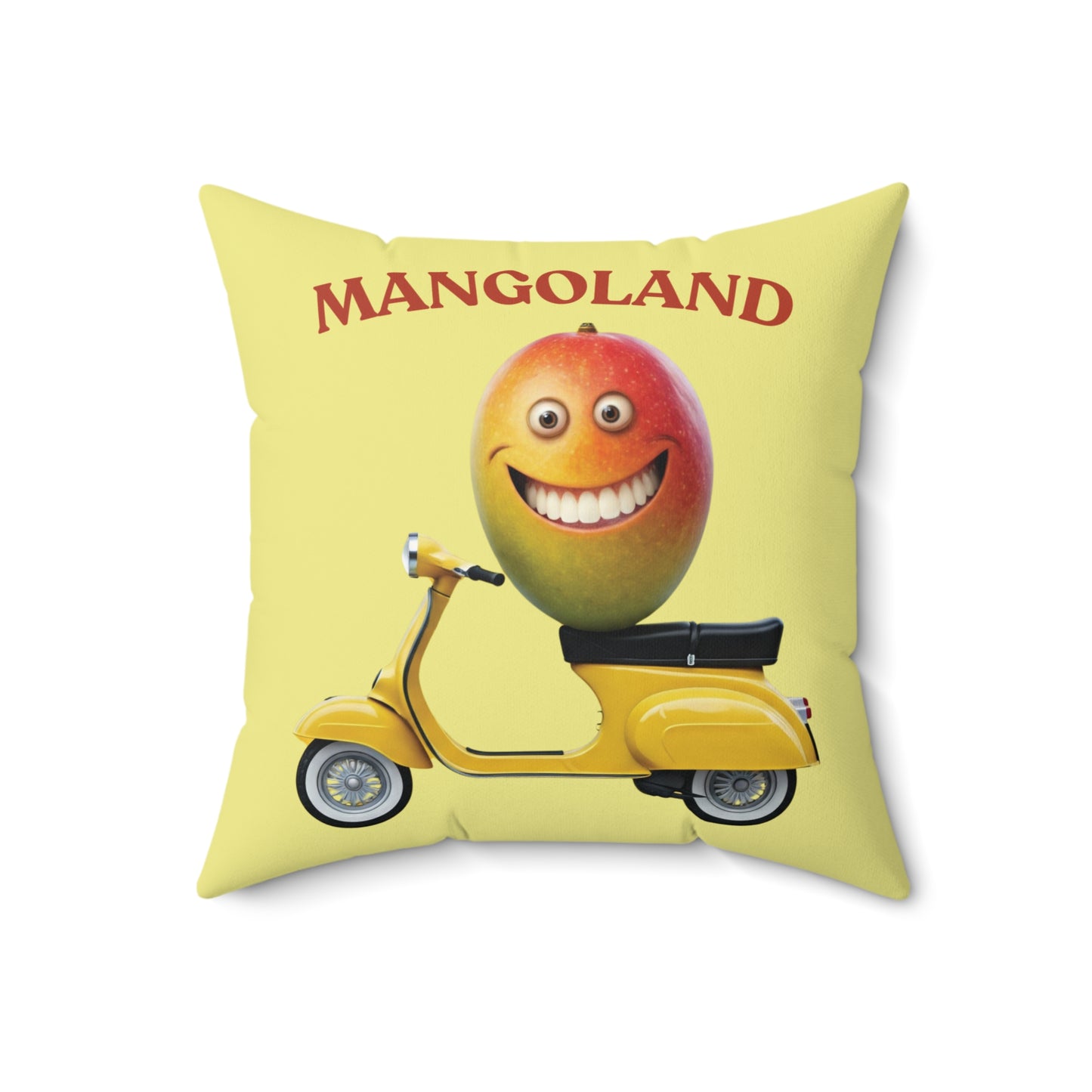 The Golden Escape: The Mangoland Scooter Journey Pillow