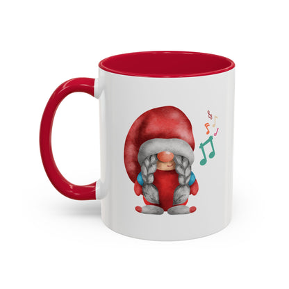 Cute Gnome Mug - Red & White - Perfect Holiday Gift idea