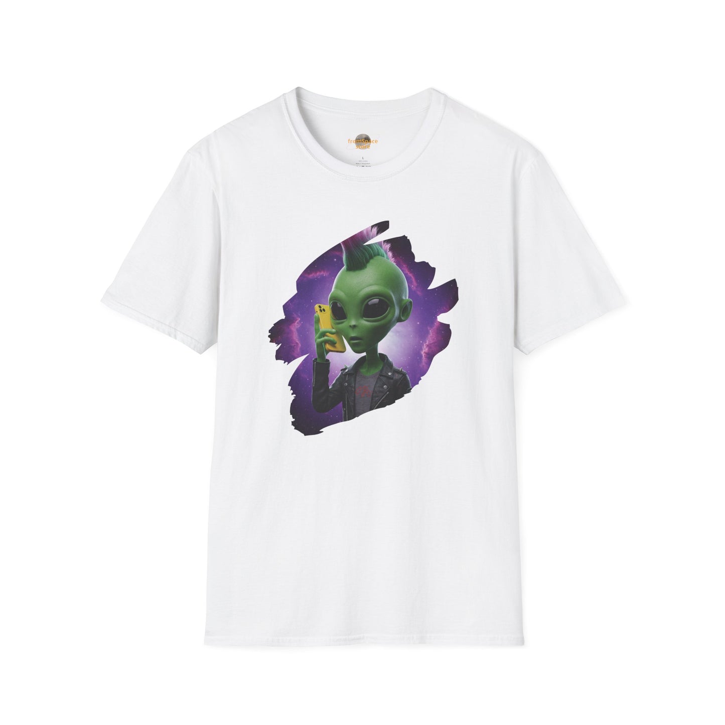 Alien Punk Sci-Fi Streetwear Tee - Cyberpunk Graphic Shirt
