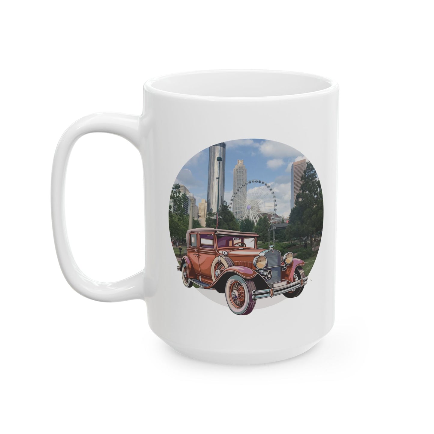 Copy of Ford Atlanta Skyliner Vintage Mug - Relive 1930s American Car Charm