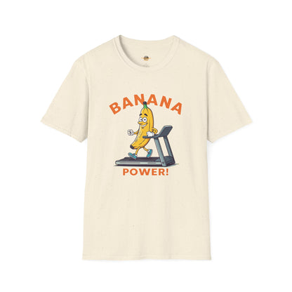 Banana Power t-shirt: Funny Fruit Workout Tee