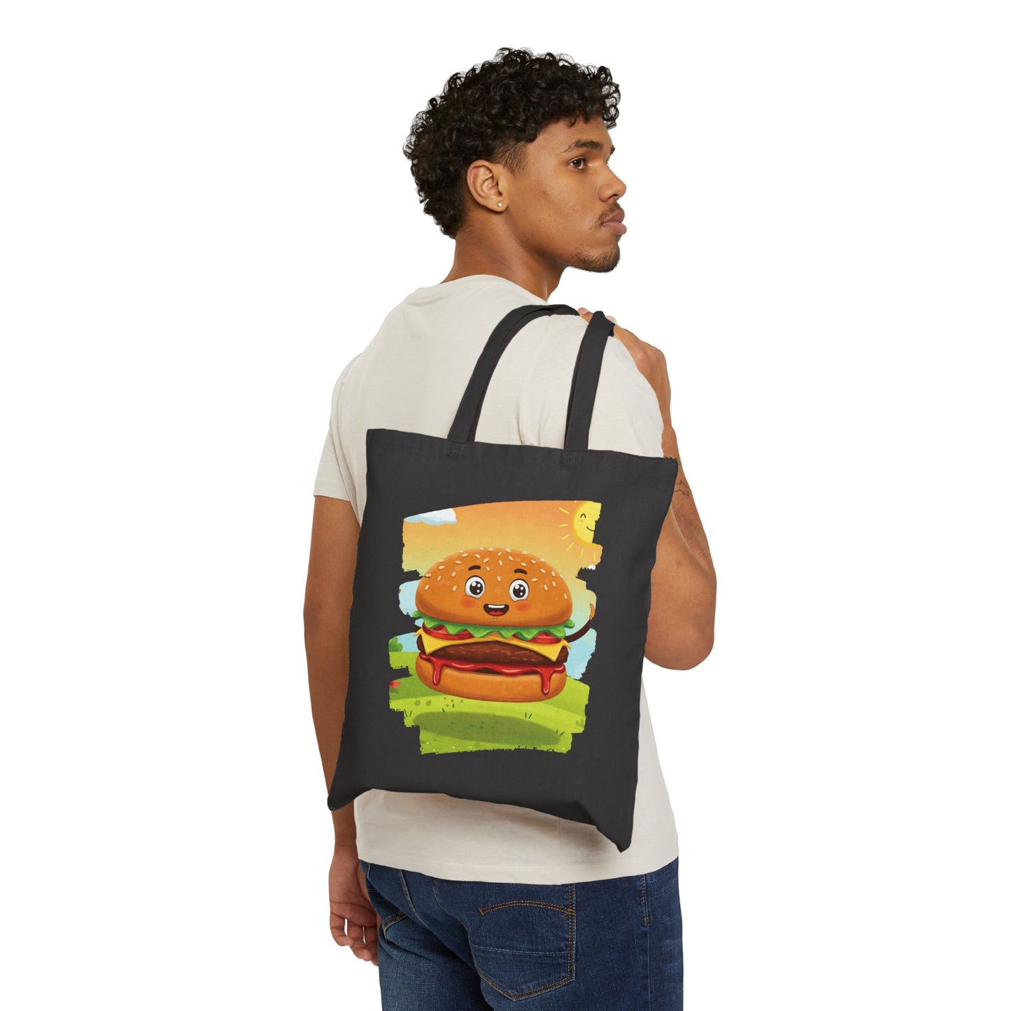The Sunny Slider – Happy Hamburger Dream Tote