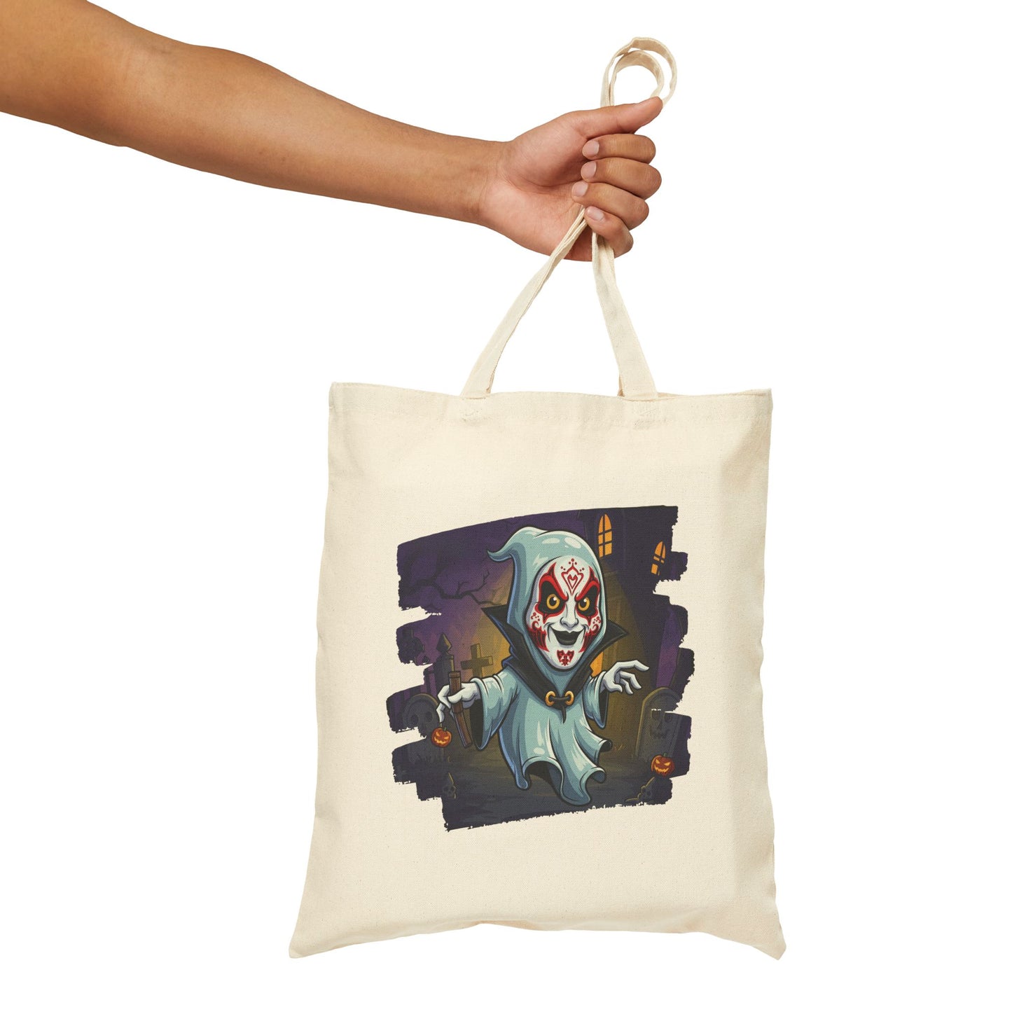 Gothic Art Halloween Canvas Tote Bag