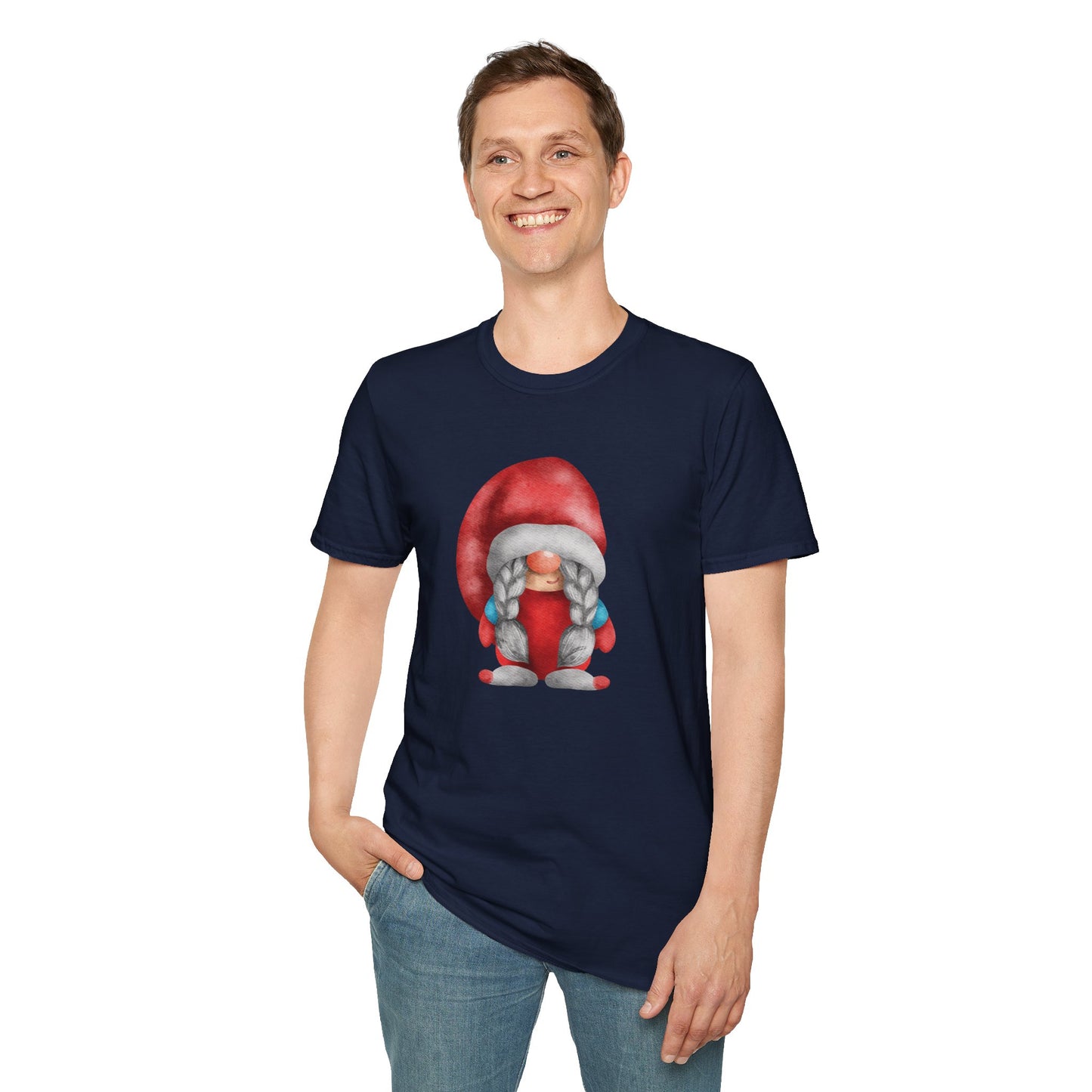 Cute Gnome T-shirt | Soft and Comfy Cotton Tee for Women | Perfect for Casual Wear | Unique Gift Idea | Gnome Lovers
