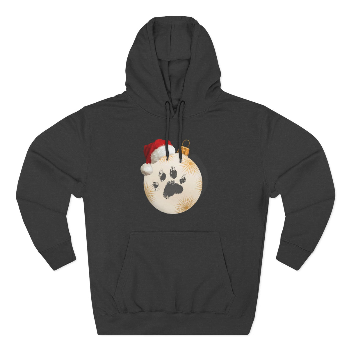 Copy of Copy of Three-Panel Fleece Hoodie - happy holiday gorilla