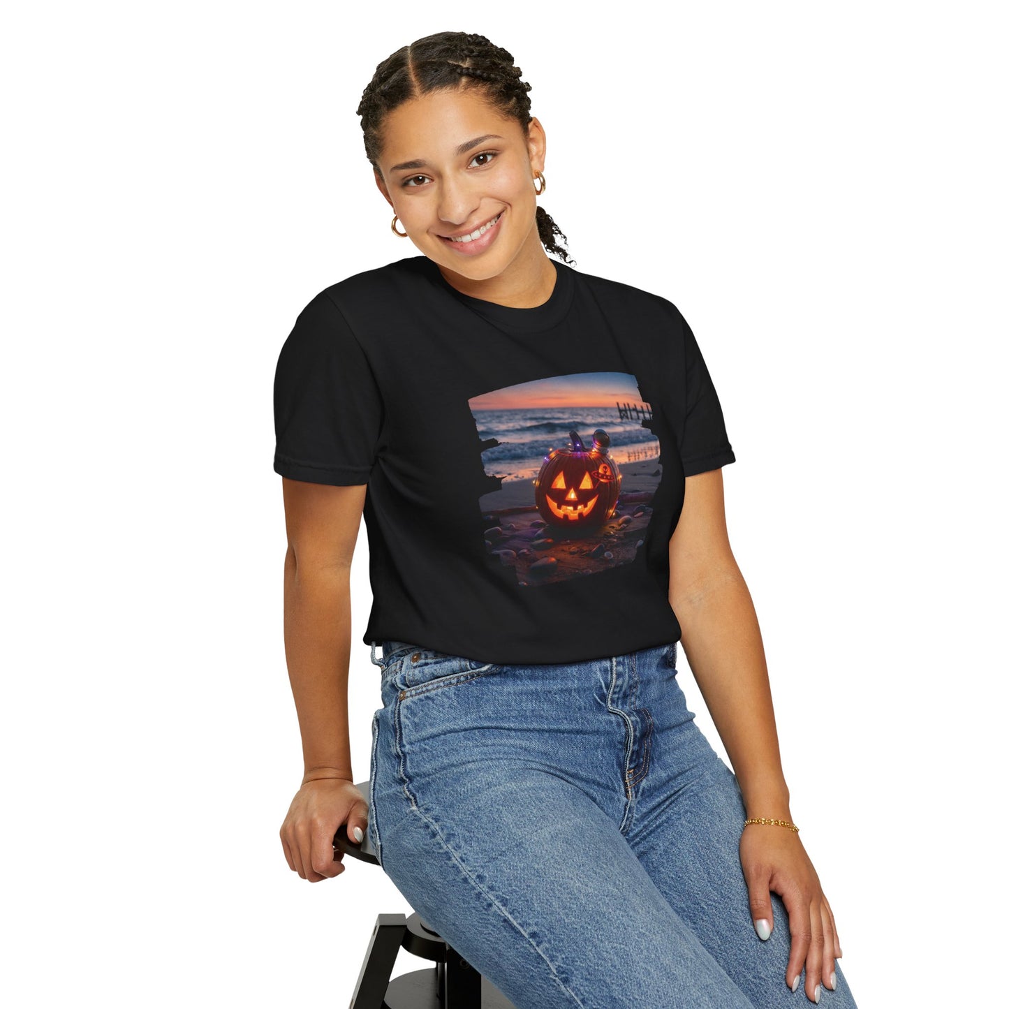 Halloween Cemetery Unisex T-Shirt | Spooky Graveyard Tee