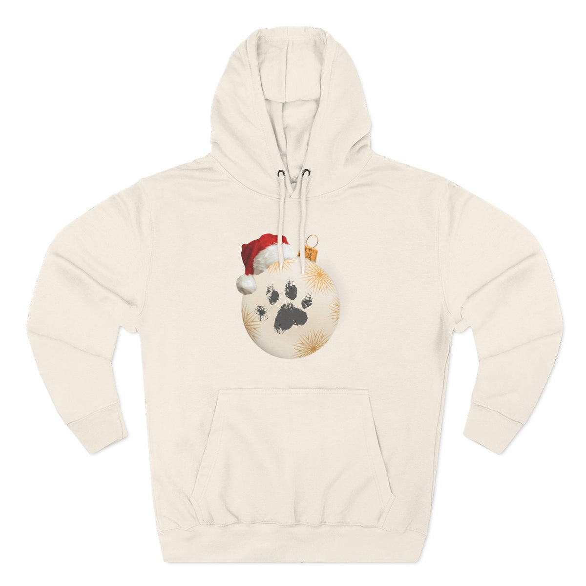 Copy of Copy of Three-Panel Fleece Hoodie - happy holiday gorilla