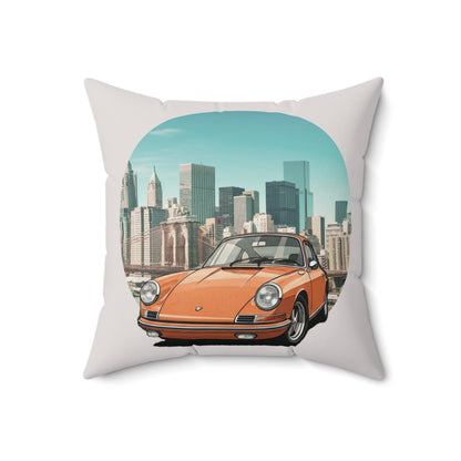 Stuttgart Icon – Porsche 911 Heritage Throw Pillow