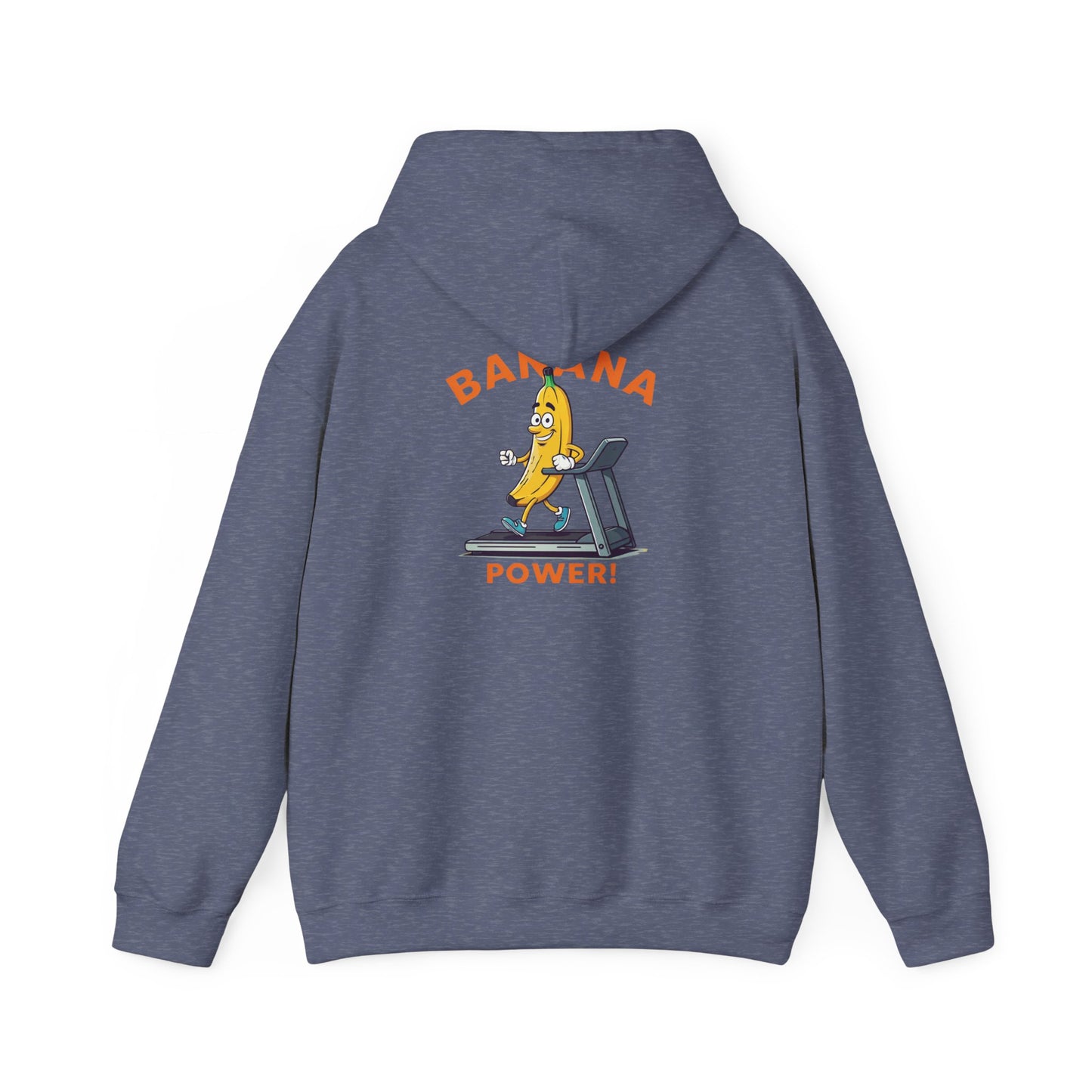 Banana Power! Hoodie - Stay Fit and Stylish with Our Funny Banana Workout Design. Perfect for Gym Rats and Fruit Lovers!