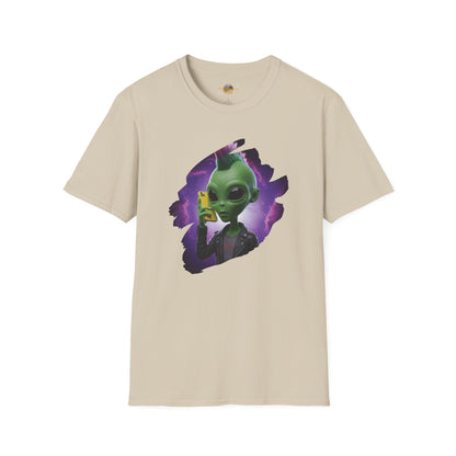 Alien Punk Sci-Fi Streetwear Tee - Cyberpunk Graphic Shirt