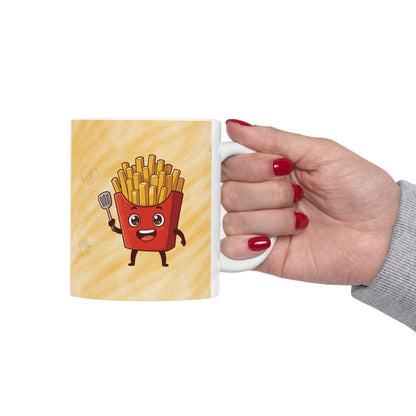 The Crispy Commander | Street Foods Fries Ceramic Mug