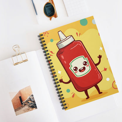 Tomato Spiral Notebook | Fresh Food Graphic Journal