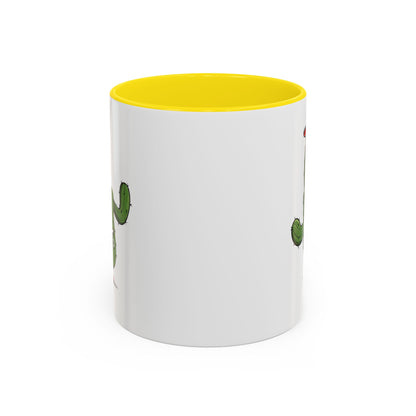 Cactus Mania Upside Down Cactus Mug - Unique & Fun Ceramic Cup for All Ages