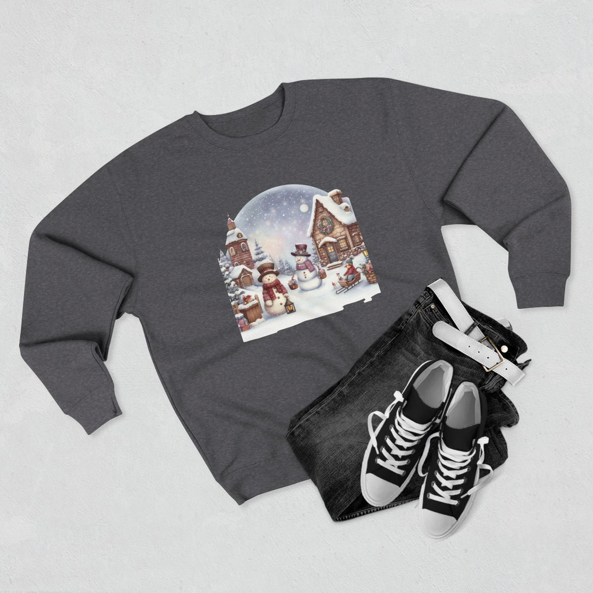 Copy of Copy of Copy of Copy of Copy of Copy of Unisex Crewneck Sweatshirt - snowman design
