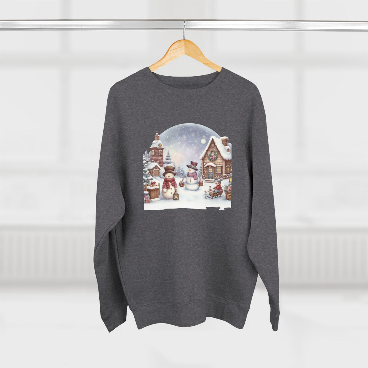Copy of Copy of Copy of Copy of Copy of Copy of Unisex Crewneck Sweatshirt - snowman design