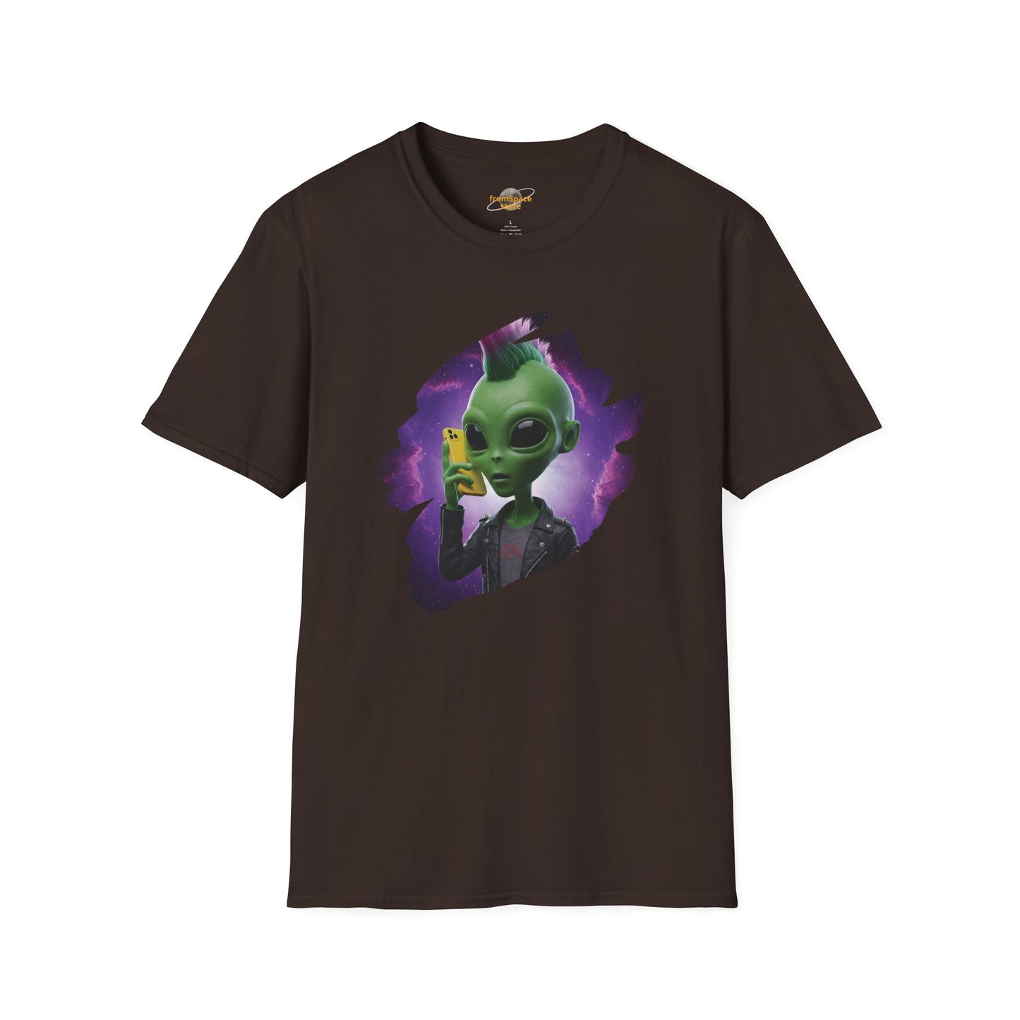 Alien Punk Sci-Fi Streetwear Tee - Cyberpunk Graphic Shirt