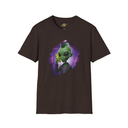 Alien Punk Sci-Fi Streetwear Tee - Cyberpunk Graphic Shirt