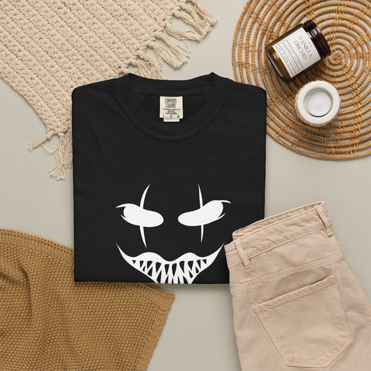 Halloween Mask Unisex T-Shirt | Spooky Grin Tee