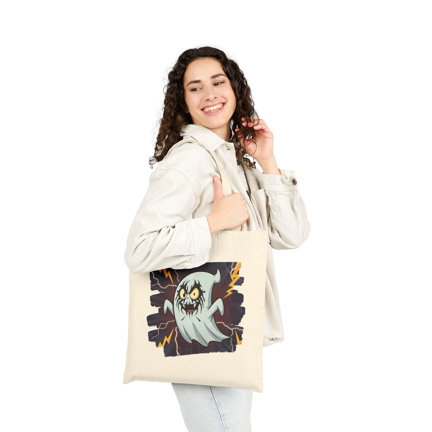 Retro Witchy Halloween Art Tote Bag