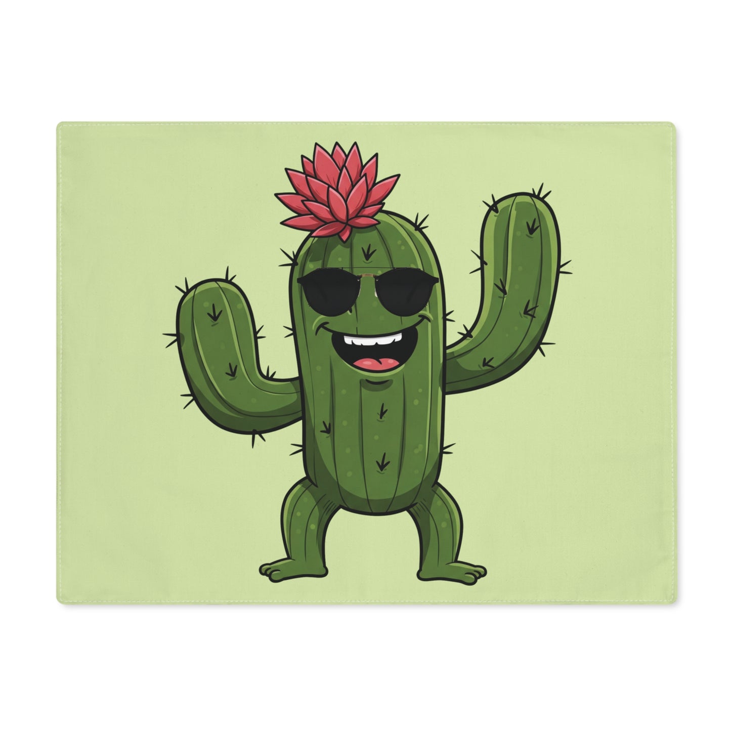 Midnight Sun: The Cool Cactus Designer Placemat