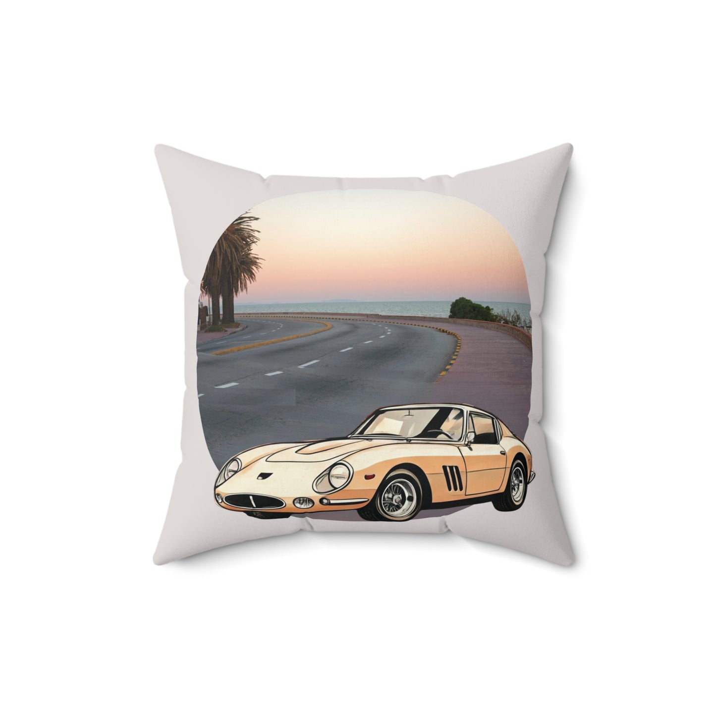 Italian Soul – Ferrari 275 GTB Coastal Escape Pillow