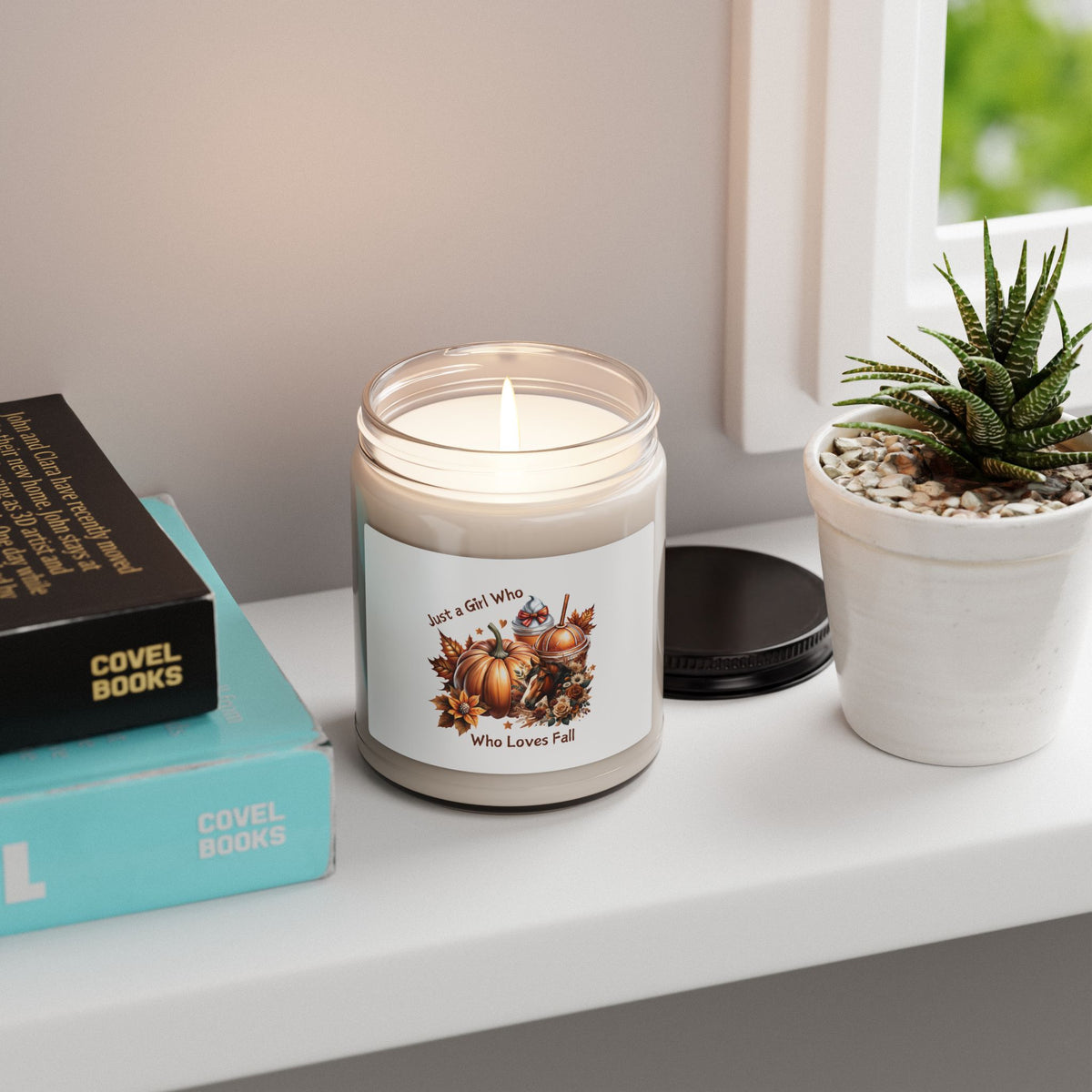 Just a Girl Who Loves Fall - Autumn Scented Soy Candle, 9oz