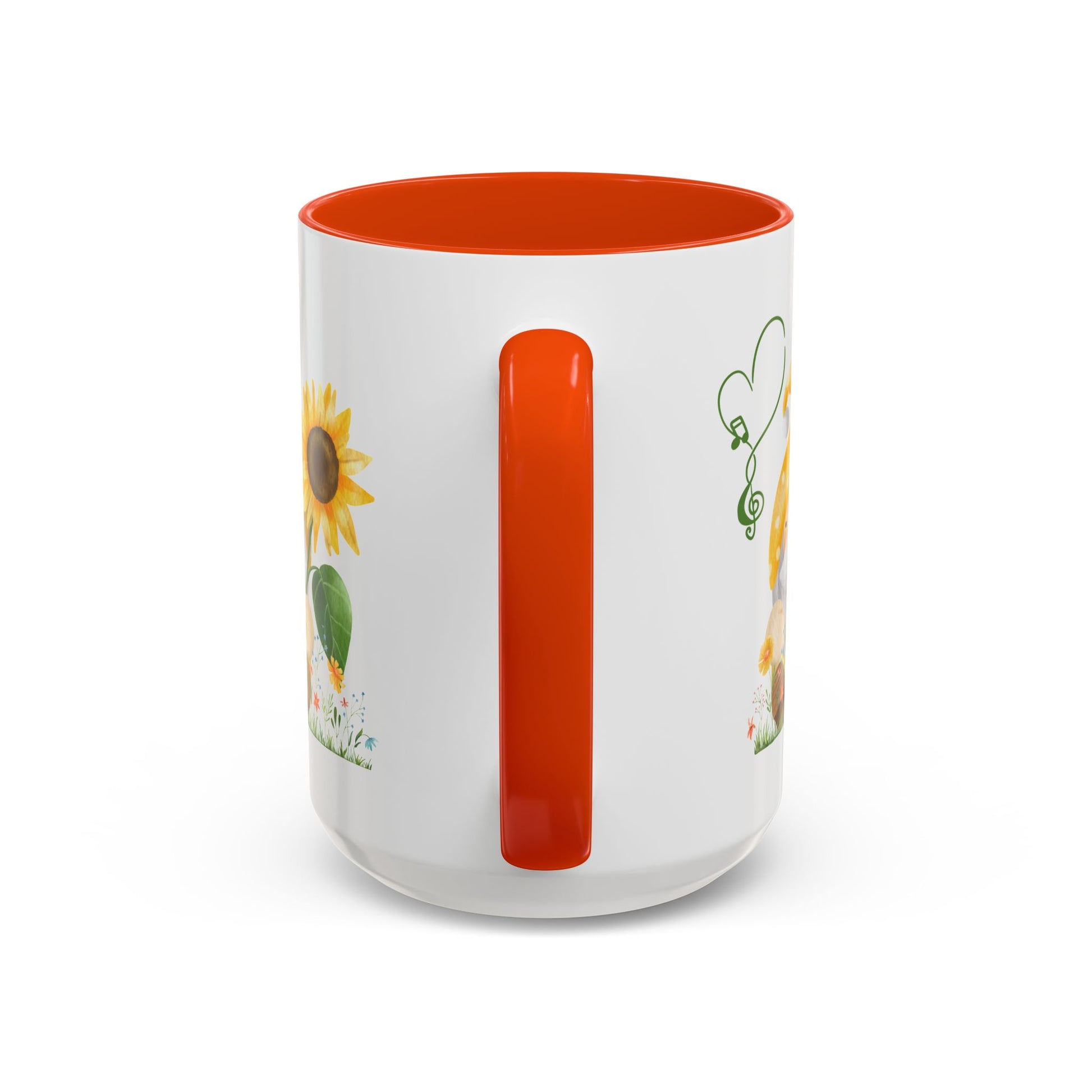 Mystical Gnome & Sunny Sunflower Mug - Your Garden's Secret Charm | Ceramic Coffee & Tea Cup (11oz/15oz)