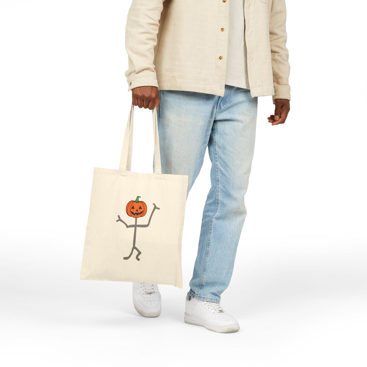 Halloween thin man tote Bag