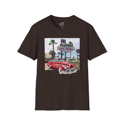 Buick 1950s Unisex T-Shirt - Vintage American Car Tee Dark Chocolate
