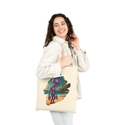 Alien at Beach Tote Bag: Your Essential Cosmic Vacation Carryall
