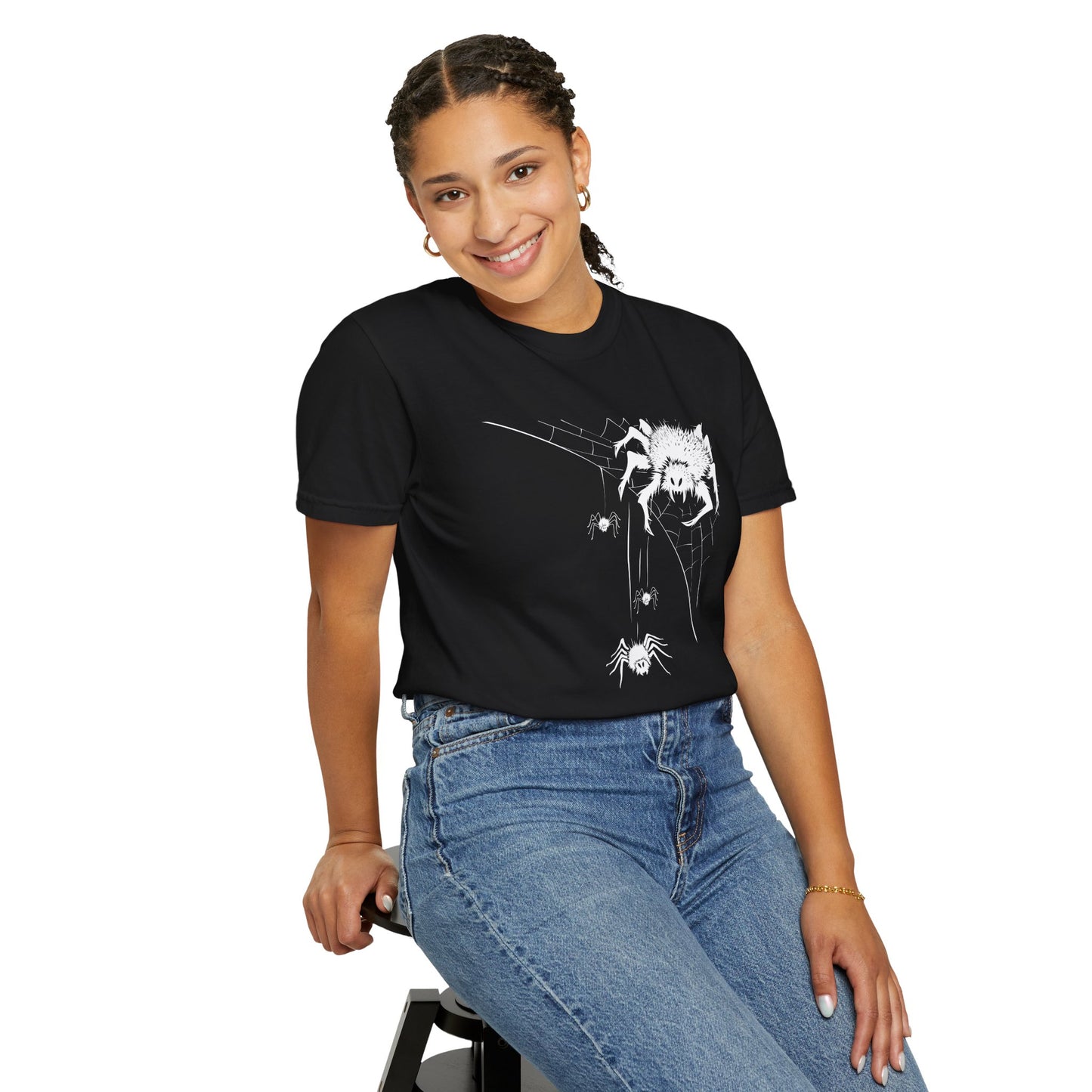 Halloween Spiders Unisex T-Shirt | Spooky Web Tee