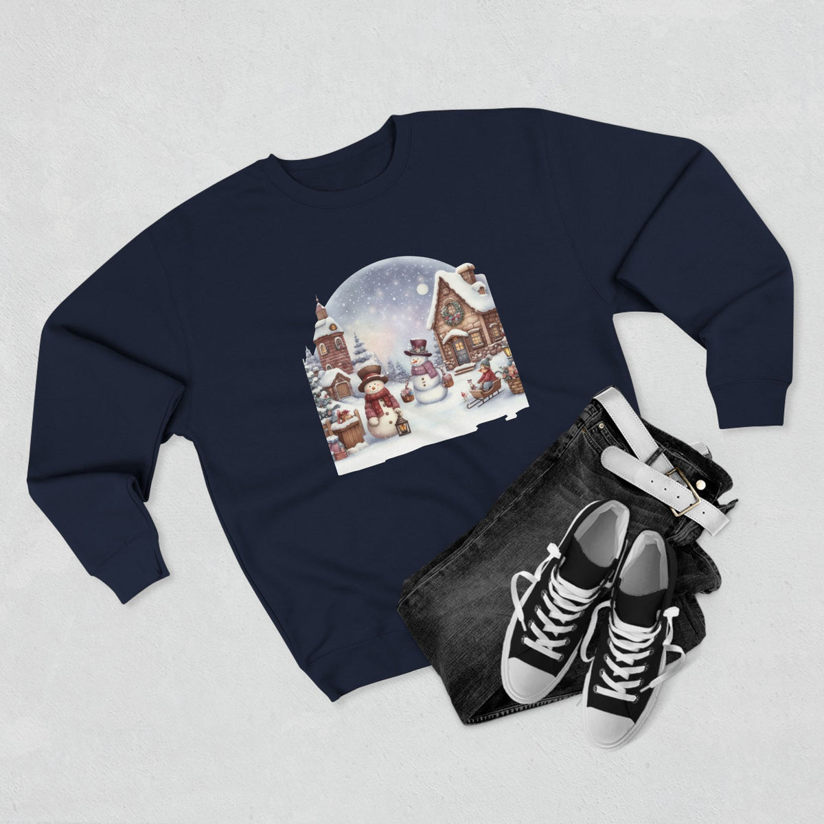 Copy of Copy of Copy of Copy of Copy of Copy of Unisex Crewneck Sweatshirt - snowman design