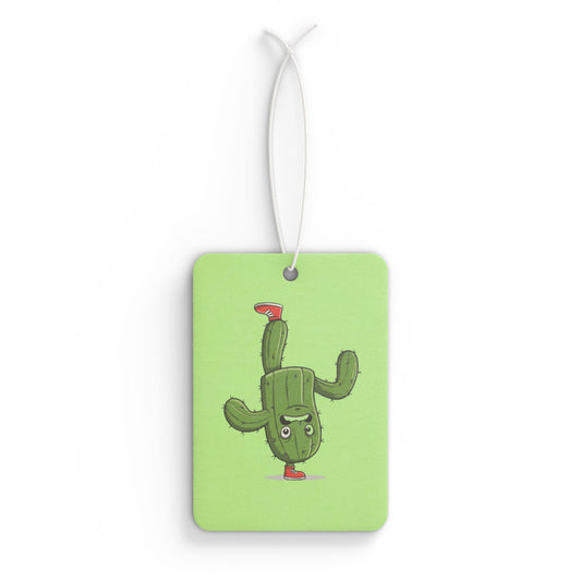 Upside-down on a foot  Cactus Car Air Freshener -  Power Car Freshener: Fresh Scent, Long-Lasting Fragrance, Funny Design