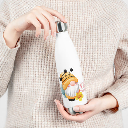 Buzzing with Charm: Bee Gnome Insulated Water Bottle!