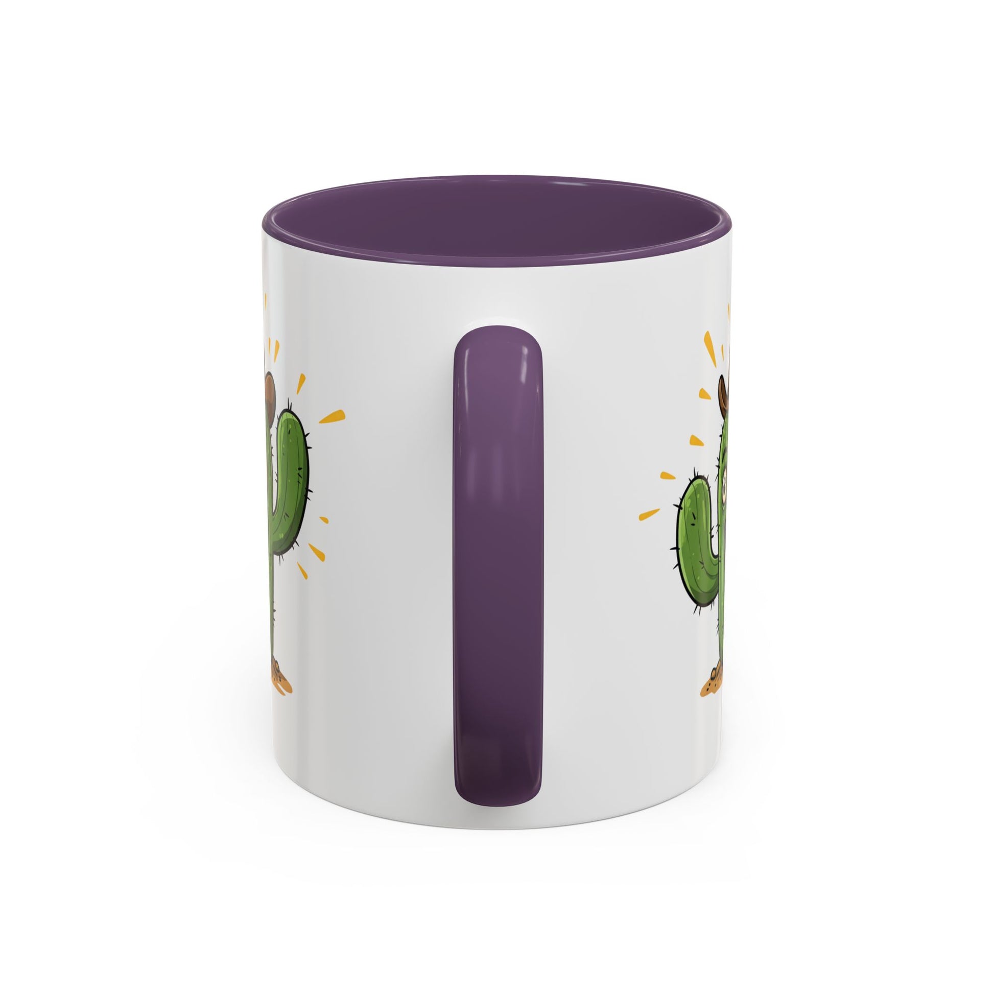 Cactus Mania Cowboy Cactus Mug - Fun & Durable Ceramic Cup for Cactus Lovers