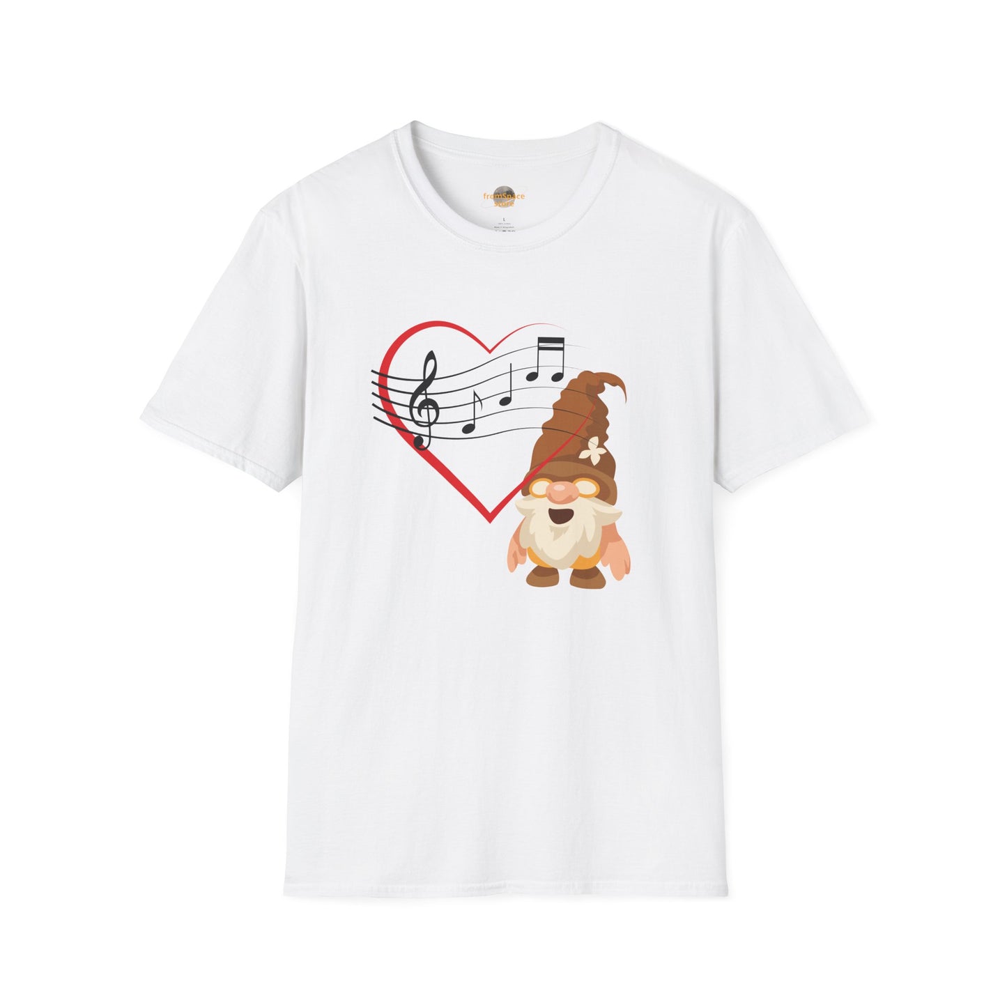 Heart of Music Gnome Unisex T-Shirt: Melodies & Magic
