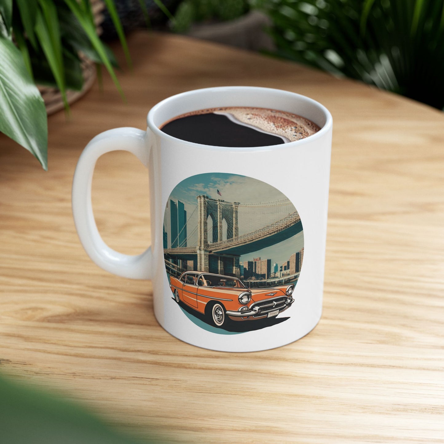 1950s Classic Chevrolet Bel Air Mug - Retro Americana