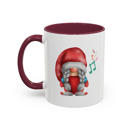 Cute Gnome Mug - Red & White - Perfect Holiday Gift idea