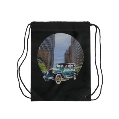 Buick Doctor Coupe 1920s Drawstring Bag: Vintage Car & Roaring Twenties Cinema Style