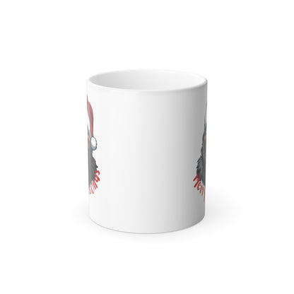 Edgy Heat-Reactive "Merry Christmas" Coffee Cup