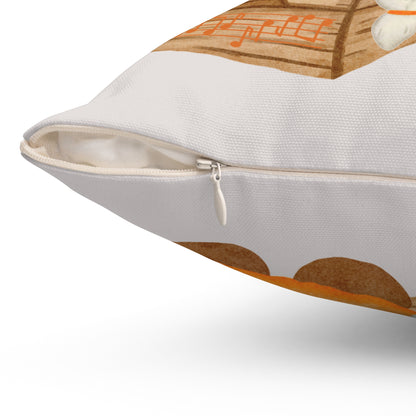 Harvest Whisper – Autumn Pumpkin & Flower Gnome Pillow